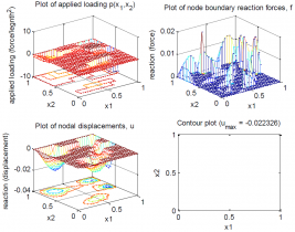 Sample load case on customized membrane shape